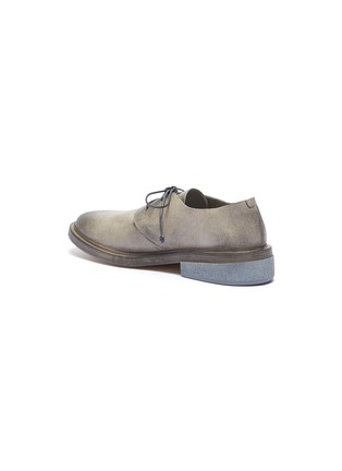  - MARSÈLL - Concrete-effect heel distressed leather Derbies