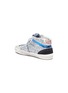  - GOLDEN GOOSE - 'Mid Star' suede panel glitter coated leather sneakers