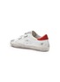  - GOLDEN GOOSE - 'Old School' glitter tongue leather sneakers