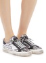 Figure View - Click To Enlarge - GOLDEN GOOSE - 'May' paillette sneakers