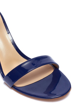 Detail View - Click To Enlarge - GIANVITO ROSSI - 'Portofino 70' ankle strap patent leather sandals