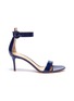 Main View - Click To Enlarge - GIANVITO ROSSI - 'Portofino 70' ankle strap patent leather sandals