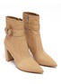 Detail View - Click To Enlarge - GIANVITO ROSSI - 'Miller' buckled twill ankle boots