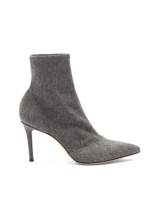 Main View - Click To Enlarge - GIANVITO ROSSI - Denim ankle boots