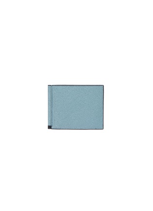Main View - Click To Enlarge - VALEXTRA - Simple Grip Spring leather wallet – Smokey Blue