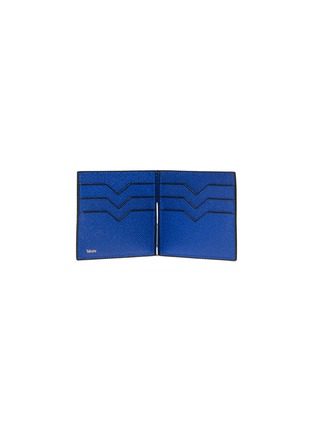  - VALEXTRA - Simple Grip Spring leather wallet – Royal Blue