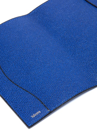 Detail View - Click To Enlarge - VALEXTRA - Leather passport holder – Royal Blue