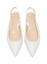 Detail View - Click To Enlarge - GIANVITO ROSSI - 'Anna' leather slingback ballet flats