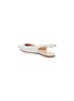  - GIANVITO ROSSI - 'Anna' leather slingback ballet flats