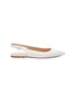 Main View - Click To Enlarge - GIANVITO ROSSI - 'Anna' leather slingback ballet flats