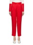 Main View - Click To Enlarge - COMME MOI - Stripe outseam twill suiting pants