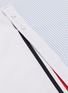 Detail View - Click To Enlarge - THOM BROWNE  - Belted stripe panelled shirt dress