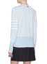 Back View - Click To Enlarge - THOM BROWNE  - Stripe sweater