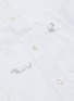 Detail View - Click To Enlarge - THOM BROWNE  - 'Synchronized Swimmer' embroidered Oxford shirt dress