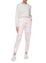 Figure View - Click To Enlarge - THOM BROWNE  - Stripe trackpants