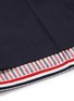  - THOM BROWNE  - Stripe underlay wool shorts