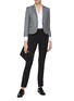 Figure View - Click To Enlarge - THOM BROWNE  - Pleated shirt