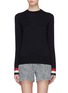 Main View - Click To Enlarge - THOM BROWNE  - Stripe cuff wool sweater