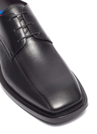 Detail View - Click To Enlarge - BALENCIAGA - 'Rim' leather Derbies