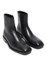 Detail View - Click To Enlarge - BALENCIAGA - 'Rim' zip leather boots