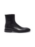 Main View - Click To Enlarge - BALENCIAGA - 'Rim' zip leather boots