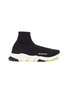Main View - Click To Enlarge - BALENCIAGA - 'Speed' knit slip-on sneakers