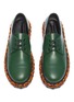 Detail View - Click To Enlarge - BALENCIAGA - Braided welt leather Derbies