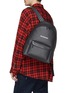 Figure View - Click To Enlarge - BALENCIAGA - 'Everyday' logo print leather backpack