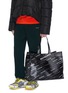 Figure View - Click To Enlarge - BALENCIAGA - 'Market Shopper' logo print leather tote
