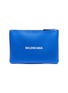 Main View - Click To Enlarge - BALENCIAGA - 'Everyday' logo print medium leather pouch