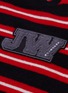  - JW ANDERSON - Logo patch stripe wool sweater