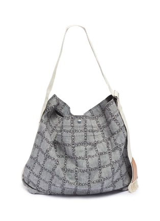 Main View - Click To Enlarge - JW ANDERSON - Logo jacquard canvas tote