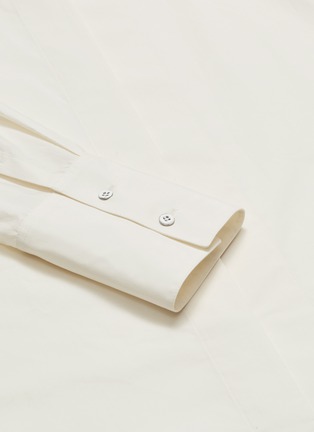 Detail View - Click To Enlarge - JIL SANDER - Tie waist shirt dress