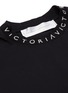 Detail View - Click To Enlarge - VICTORIA, VICTORIA BECKHAM - Logo print collar T-shirt dress