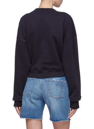 Back View - Click To Enlarge - VICTORIA, VICTORIA BECKHAM - Cupid embroidered sweatshirt