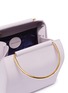 Detail View - Click To Enlarge - ROKSANDA - 'Besa' ring handle wavy leather shoulder strap