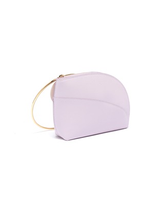 Detail View - Click To Enlarge - ROKSANDA - 'Eartha' ring handle small leather bag