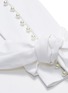 Detail View - Click To Enlarge - LEAL DACCARETT - 'Francisca' bow tie cuff skinny pants