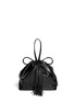 Back View - Click To Enlarge - KARA - Fringe leather rice pouch