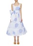 Main View - Click To Enlarge - LEAL DACCARETT - 'Mila' detachable bow flared tiered splash print dress