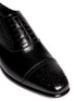 Detail View - Click To Enlarge - ARTIGIANO - Medallion toe cap leather Oxfords