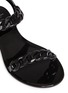 Detail View - Click To Enlarge - GIVENCHY - Chain strap jelly sandals