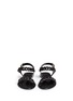 Front View - Click To Enlarge - GIVENCHY - Chain strap jelly sandals
