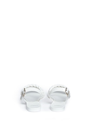 Back View - Click To Enlarge - GIVENCHY - Chain strap jelly sandals