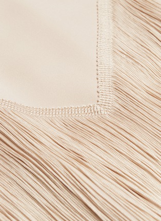 Detail View - Click To Enlarge - STELLA MCCARTNEY - Tiered fringe skirt
