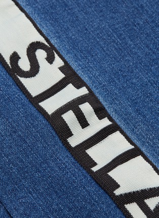  - STELLA MCCARTNEY - Logo stripe outseam organic cotton boyfriend jeans