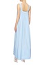 Back View - Click To Enlarge - STELLA MCCARTNEY - Broderie anglaise ruched sleeveless dress