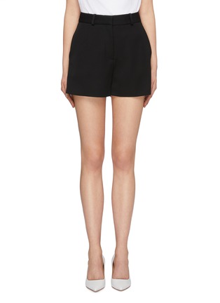 Main View - Click To Enlarge - STELLA MCCARTNEY - Wool twill shorts