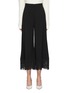 Main View - Click To Enlarge - STELLA MCCARTNEY - Fringe cuff culottes