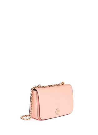 Front View - Click To Enlarge - TORY BURCH - 'Robinson' adjustable leather shoulder bag